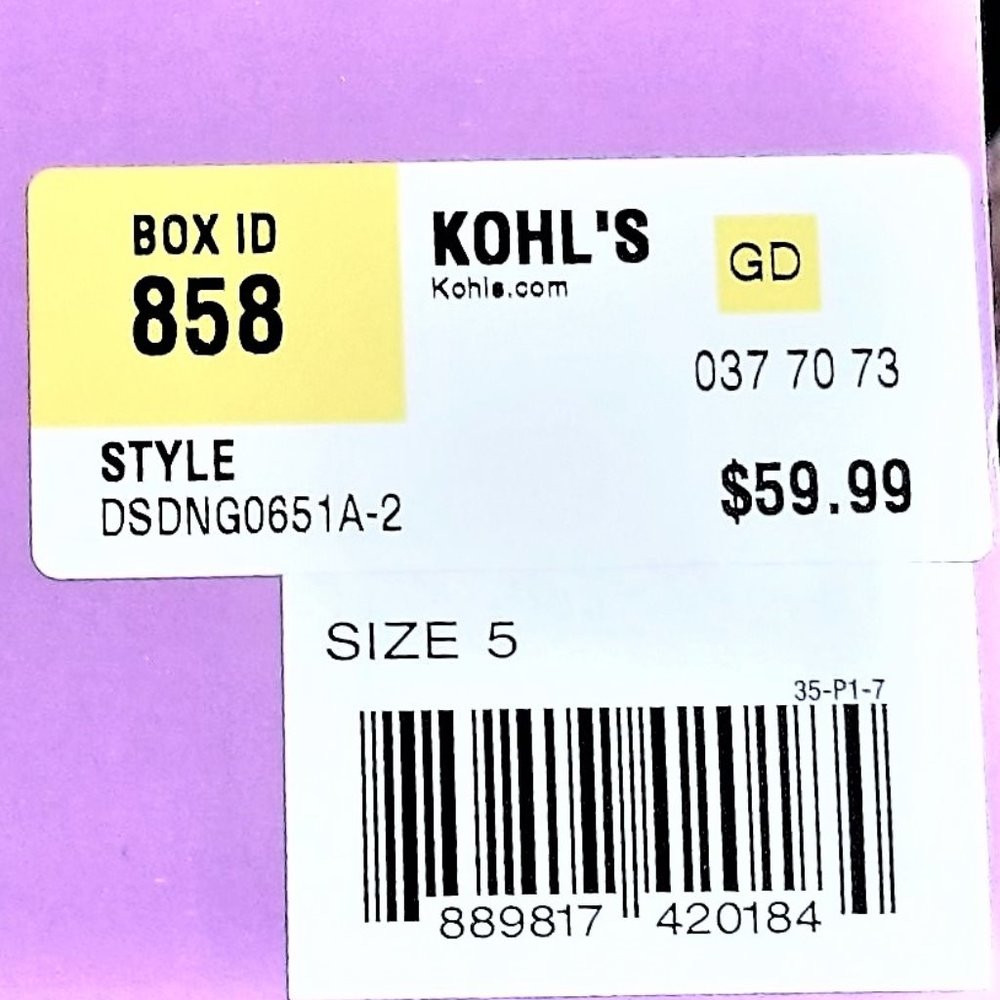 Girls 5 High Top Sneakers Disney D-Signed … - Picture 10 of 11